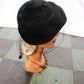 1940s Veiled Black Hat