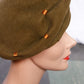 1960s MOD Herbert Bernard Green Wool Hat