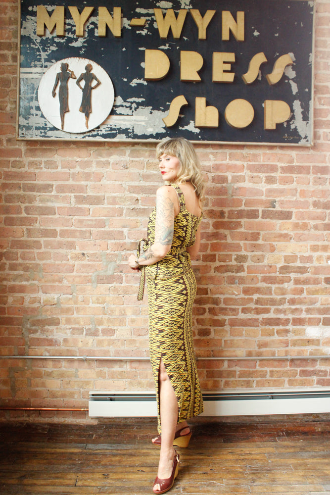 1970s 3pc Guatemalan Embroidered Top + Skirt + Jacket with belt - M/L