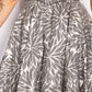 1950s Silver Leaf Fred Perlberg Strapless Party Dress with Shawl - Small