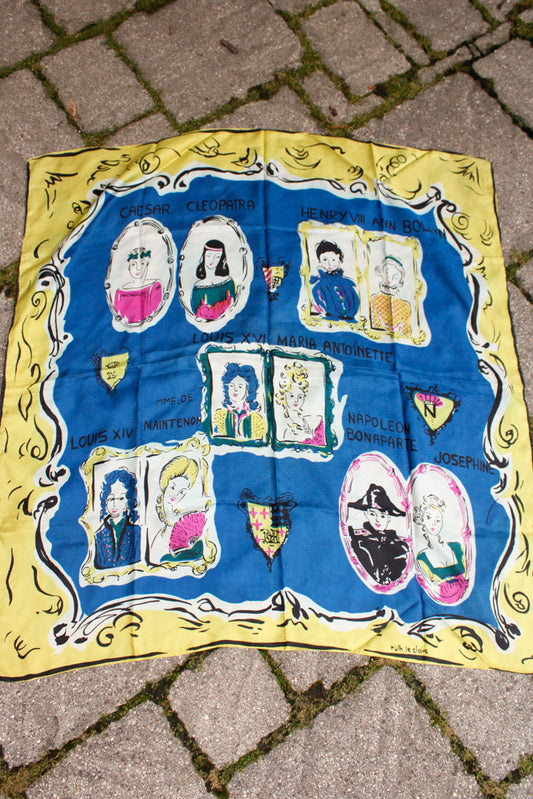 1950s Great Loves Silk Scarf