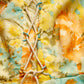 1960s Sunny Floral Mini Dress - Small
