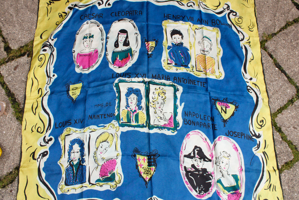 1950s Great Loves Silk Scarf