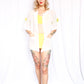 Late 1950s Mademoiselle Bahamas Sheer Cotton Blouse - Large