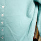 1950s Teal Ballantyne Cashmere Cardigan Sweater - Large