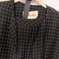 1950s Grid Print Silk Dress & Jacket by Franklin - M/L