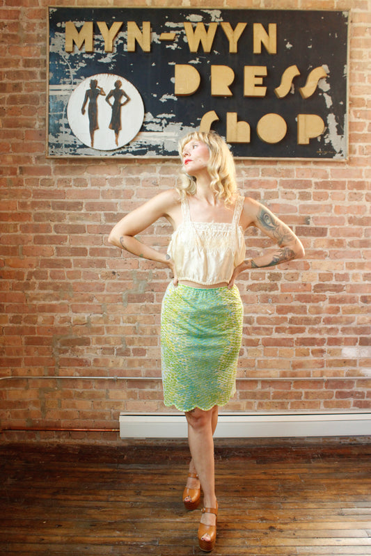 1960s Mermaid Nylon Slip - Xs/S