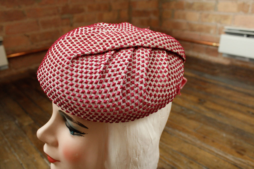 1950s Berdorf Goodman Pink Hat