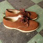 1950s Converse "Casuals" NOS Brown Woven Canvas Sneakers - 6.5M