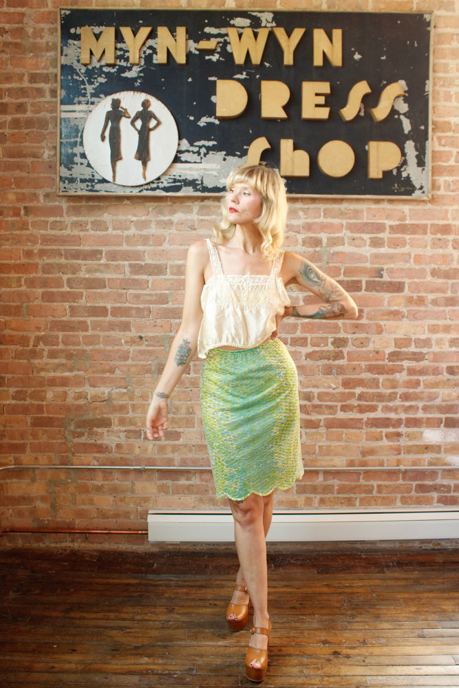 1960s Mermaid Nylon Slip - Xs/S