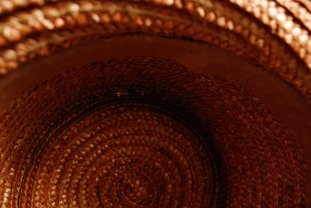 1940s Woven Straw Resort Hat - AS IS