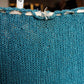 1930s Blue Knit Rayon Skirt - Xs/S