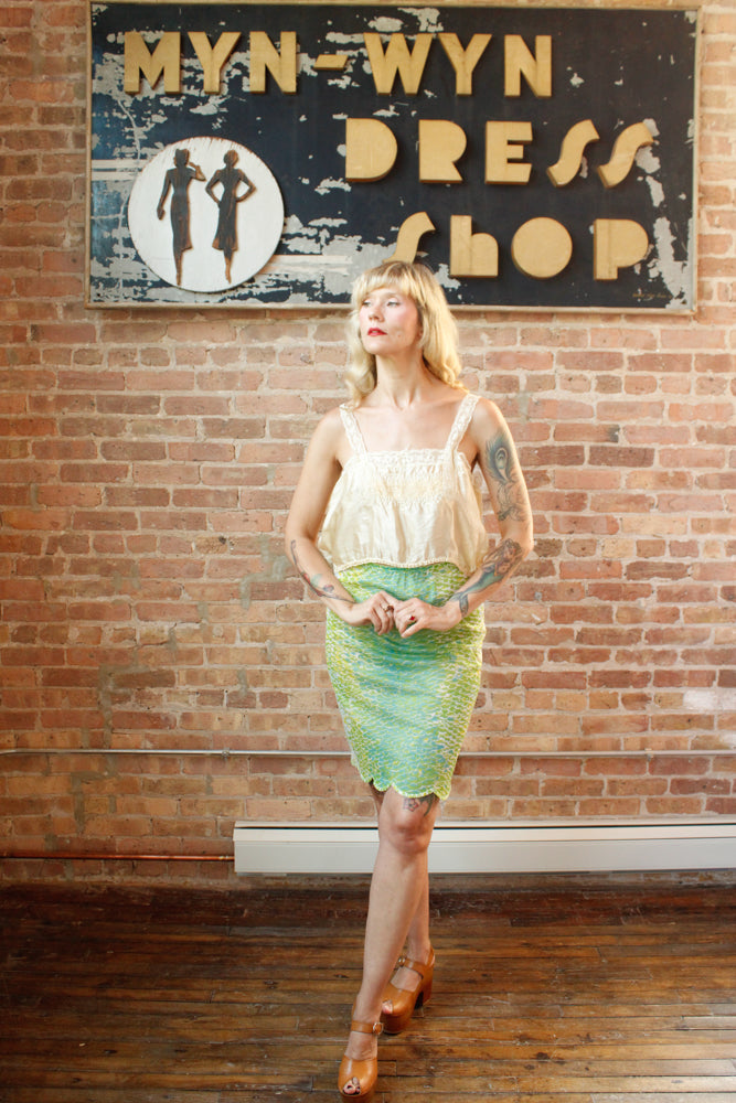 1960s Mermaid Nylon Slip - Xs/S