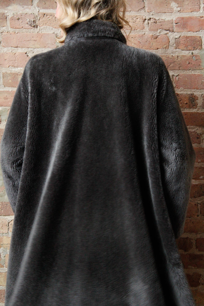 1940s Marshal Fields & Co Teddy Bear Swing Coat - Large