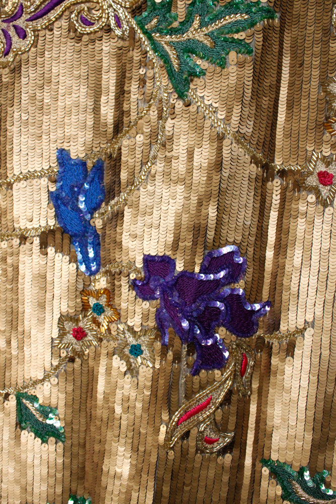 1990s Richelene Sequin Mini Cocktail Dress - Small