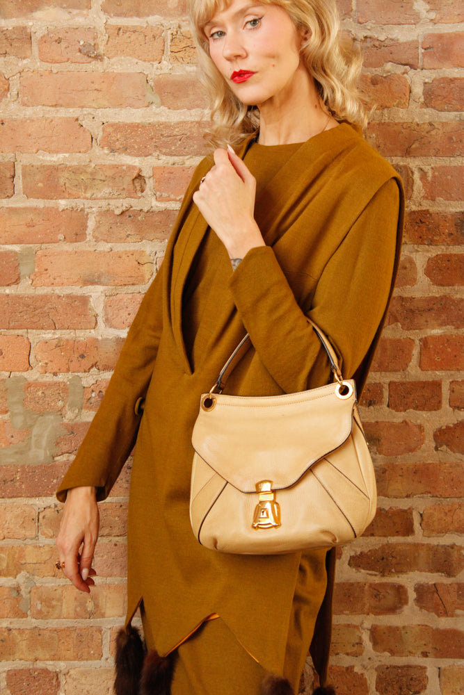 1990s Ralph Lauren Butterscotch Leather Purse 