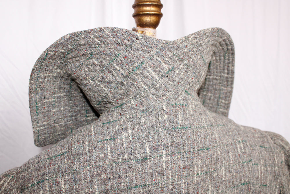 1940s Henshire Tweed Wool Coat - Medium