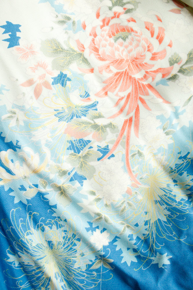 1980s Silk Japanese Kimono Robe - O/S