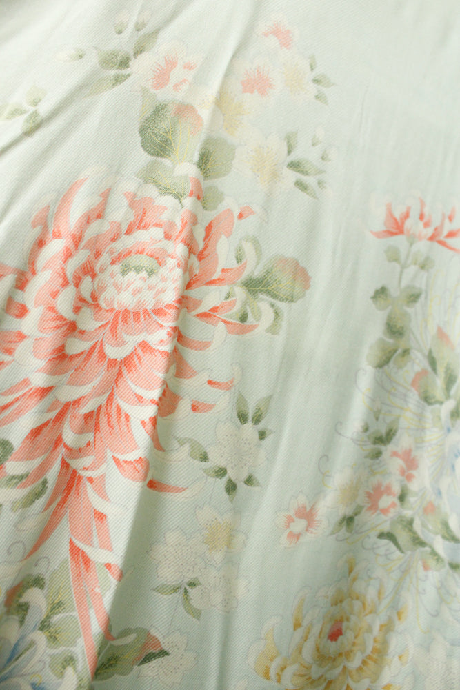 1980s Silk Japanese Kimono Robe - O/S