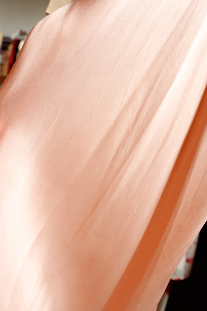 1930s Hearts Desire Silk Bias Cut Gown - Med