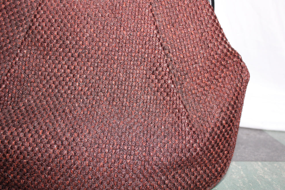 1950s Markay Wool Red & Black Tweed Large Purse