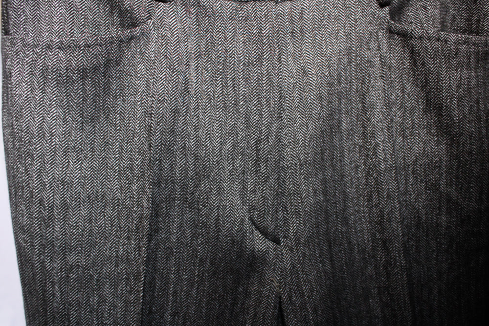 1990s Arte Cerruti 1881 Grey Herringbone Suit - M/L