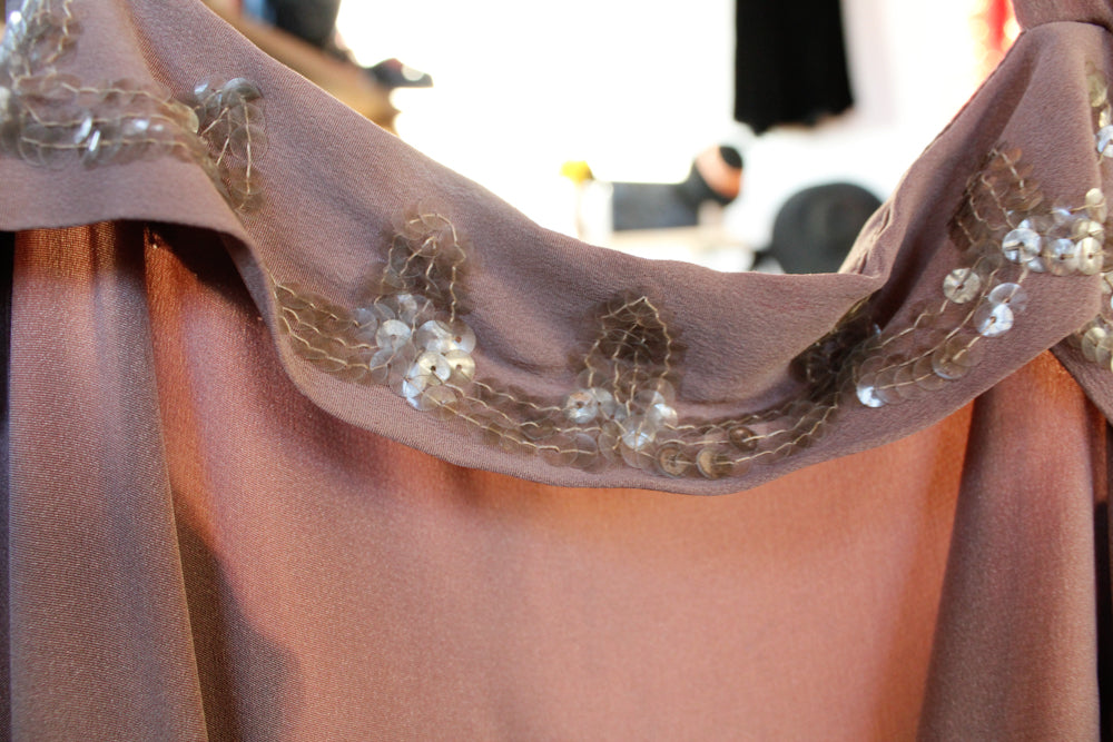 1940s Twilight Serenade Rayon Gown - S/M