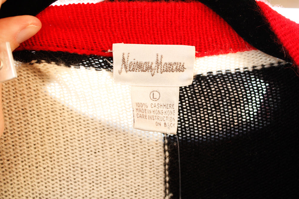 1990s Neiman Marcus Cashmere Oversized Sweater - Large