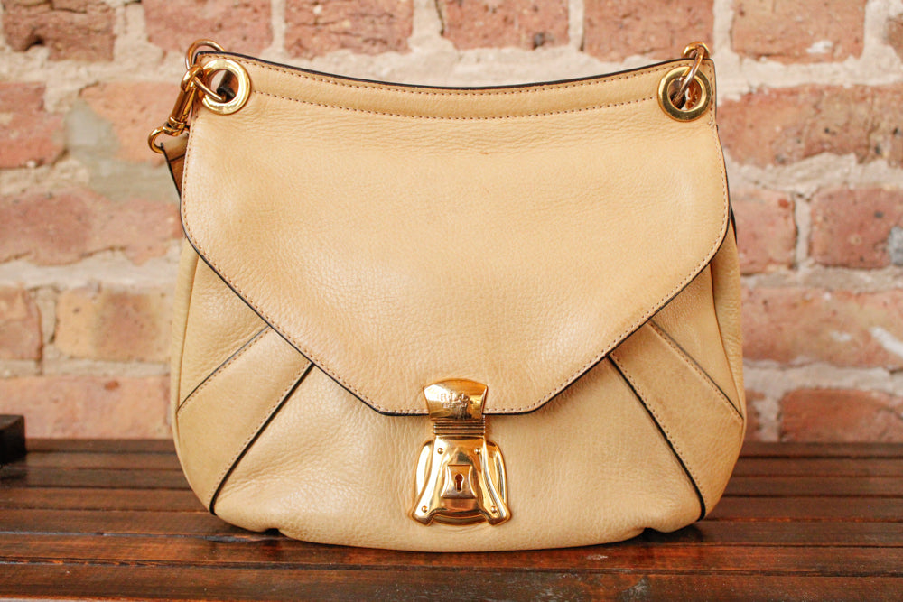 1990s Ralph Lauren Butterscotch Leather Purse 