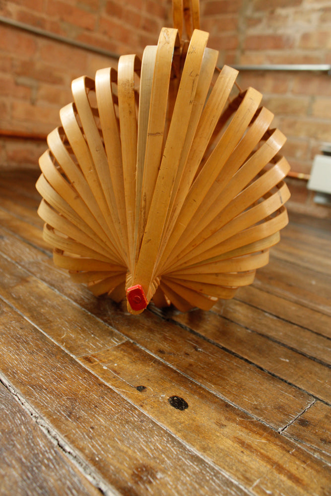 1940s Japanese Folding Bamboo Purse