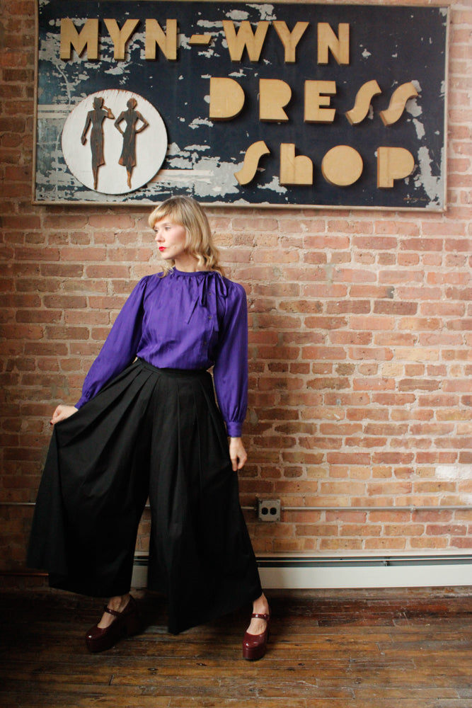 1990s Christian Dior Wide Leg Gauchos - 26" waist