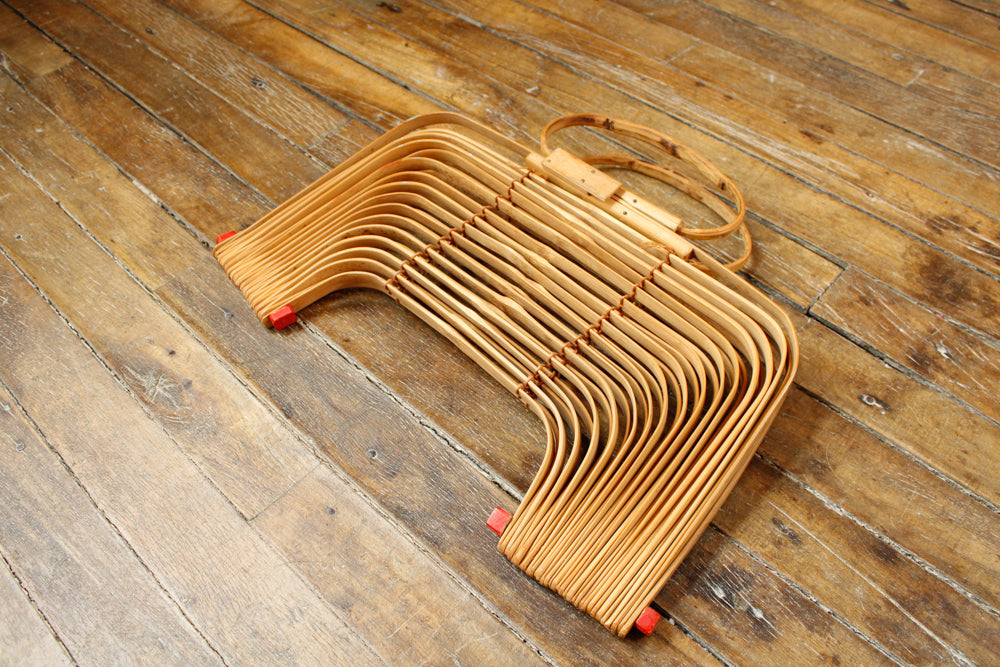 1940s Japanese Folding Bamboo Purse