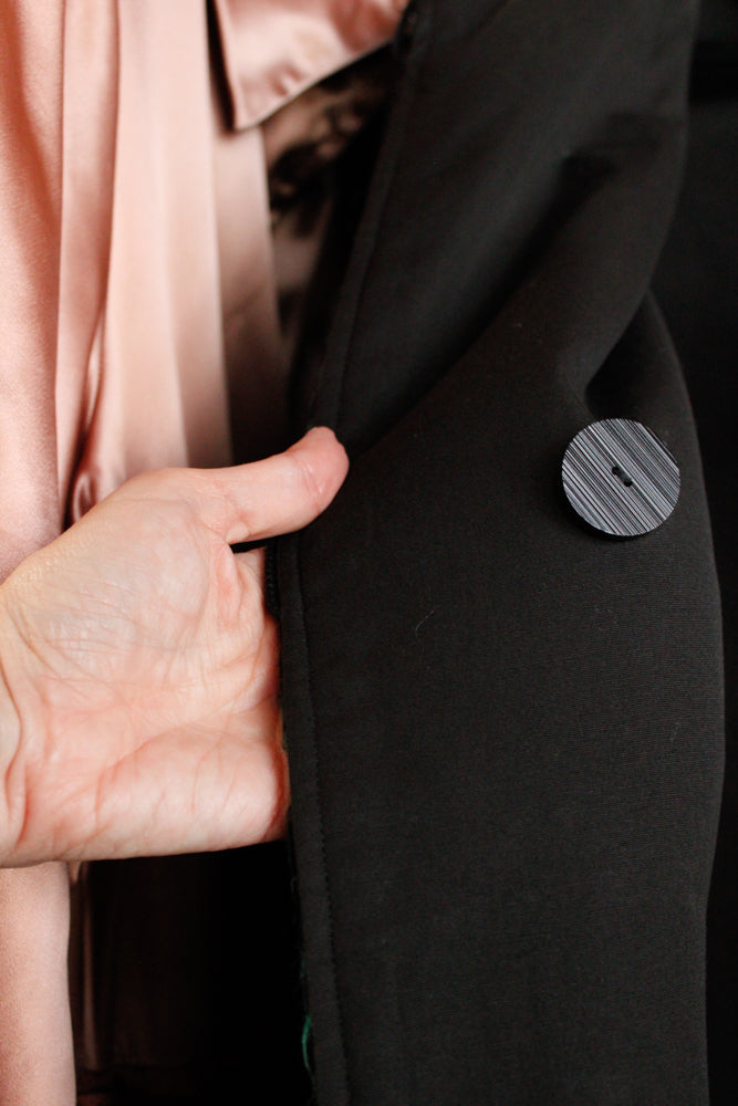 1960s Wool Plaid Reversible Cape - O/S