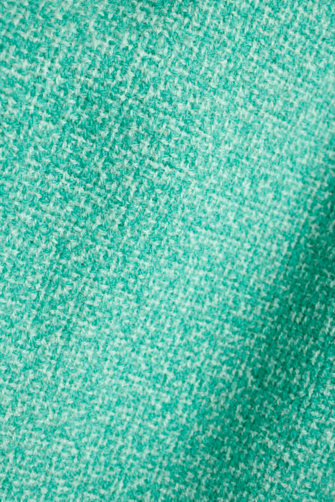 1960s Green Wool Tudor Square Skirt - Xs/S