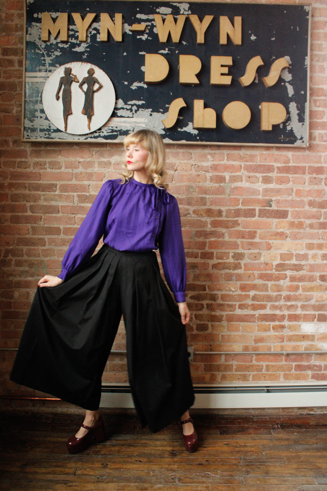 1990s Christian Dior Wide Leg Gauchos - 26" waist
