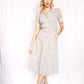 1940s RARE Cotton Farm Dress - Xsmall