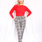 1960s Jack Winter Cotton Cigarette Pants - 29"Waist