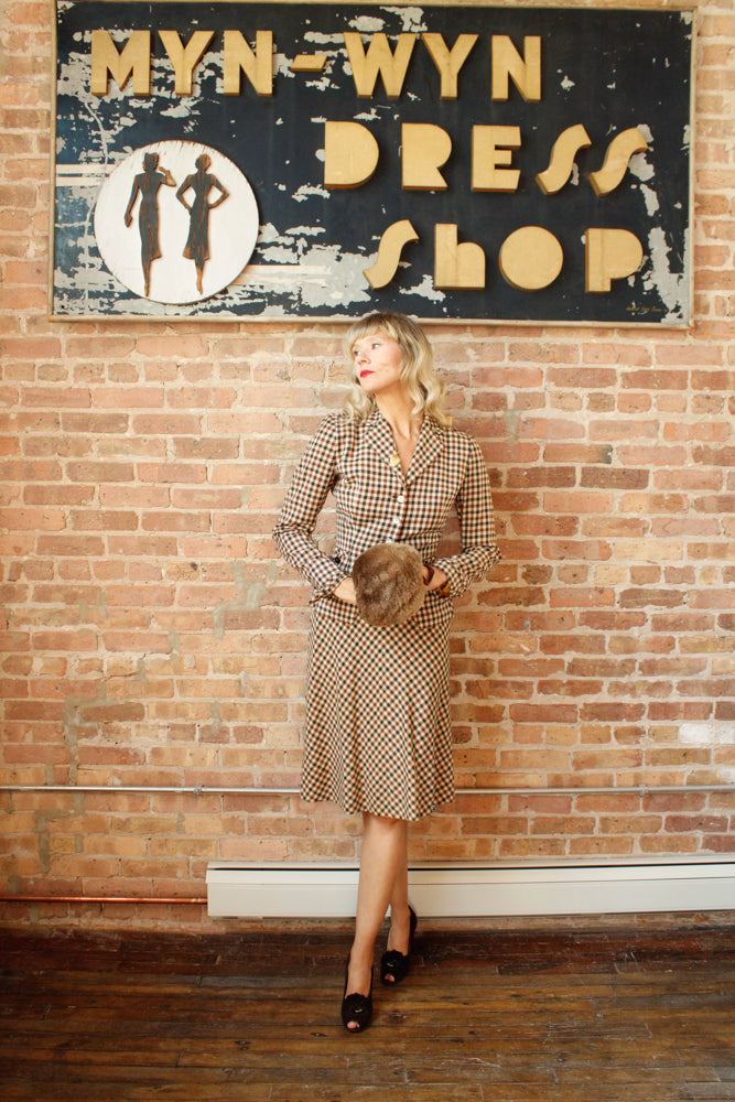 1930s Luxe Fur Winter Muff