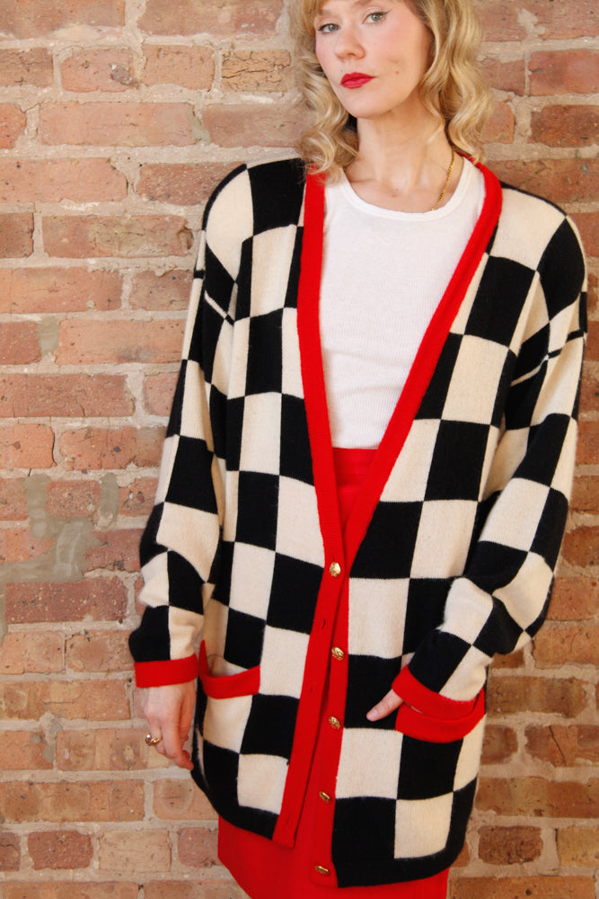 1990s Neiman Marcus Cashmere Oversized Sweater - Large