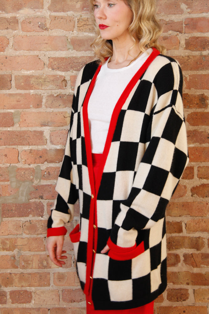 1990s Neiman Marcus Cashmere Oversized Sweater - Large