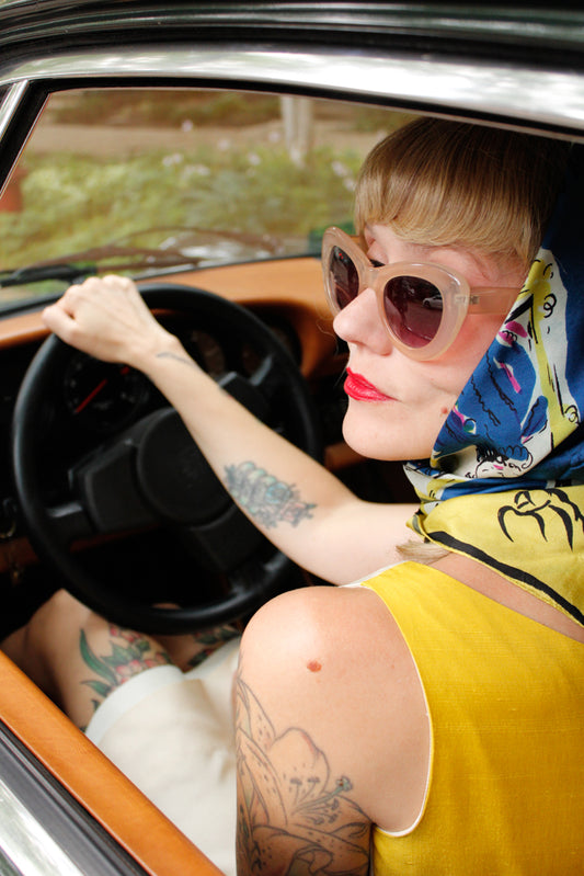 Vintage Inspired 50s style Pink Sunglasses