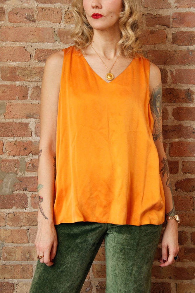 1990s Dana Buchman NWT Reversible Silk Blouse - Large