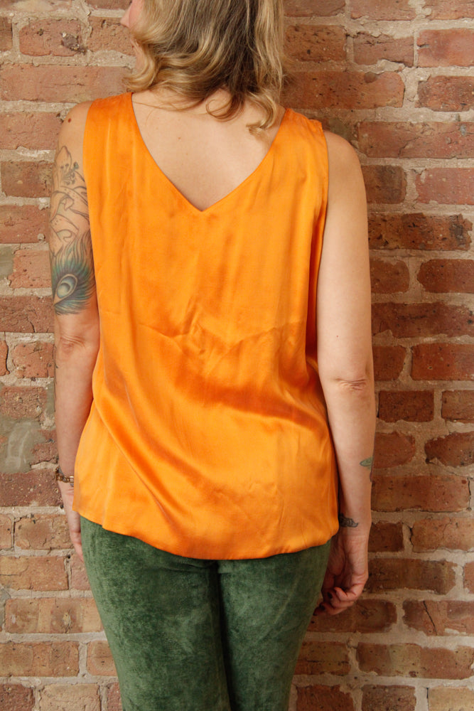 1990s Dana Buchman NWT Reversible Silk Blouse - Large