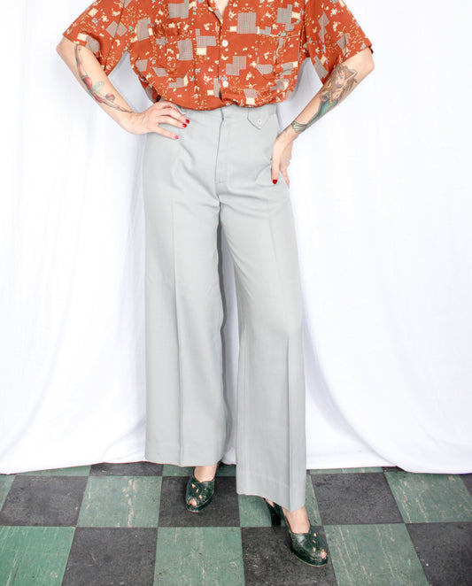 1970s does 40s Happy Legs Wide Leg Pants - 30"