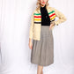 1940s Collegiate Pleated Plaid Skirt - Xsmall