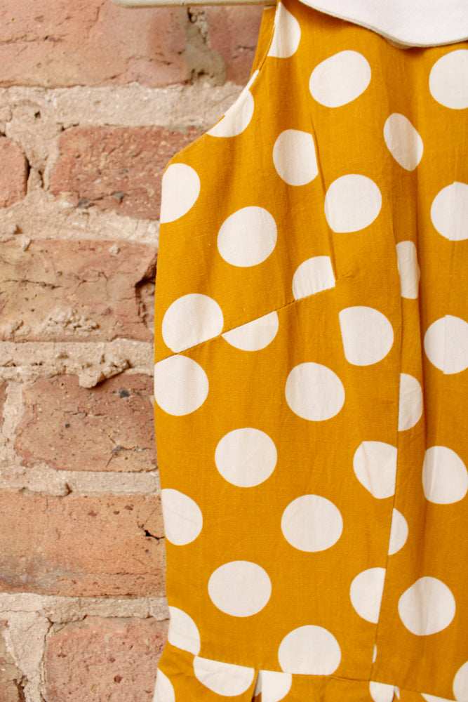 1950s Coquette Polka Dot Cotton Dress Small – Dethrose Vintage