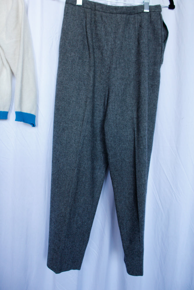 1960s Grey Pantempos Cigarette Pant - 27" waist