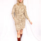 1960s Doris Scott Wool Sheath Dress - Medium 