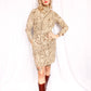 1960s Doris Scott Wool Sheath Dress - Medium 