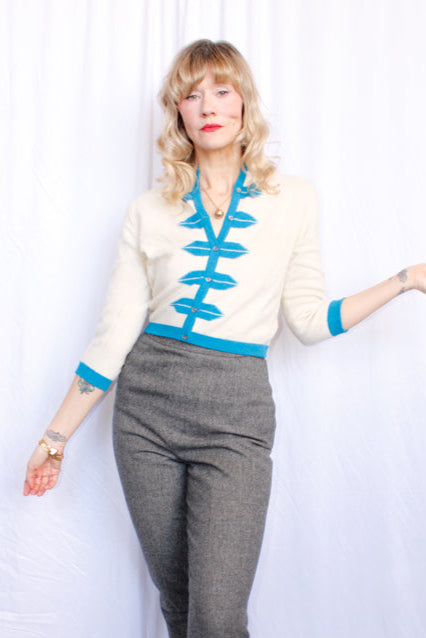 1960s Bobbie Brooks Cardigan Sweater - S/M